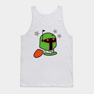 Boba Fett Graffiti Bust Tank Top